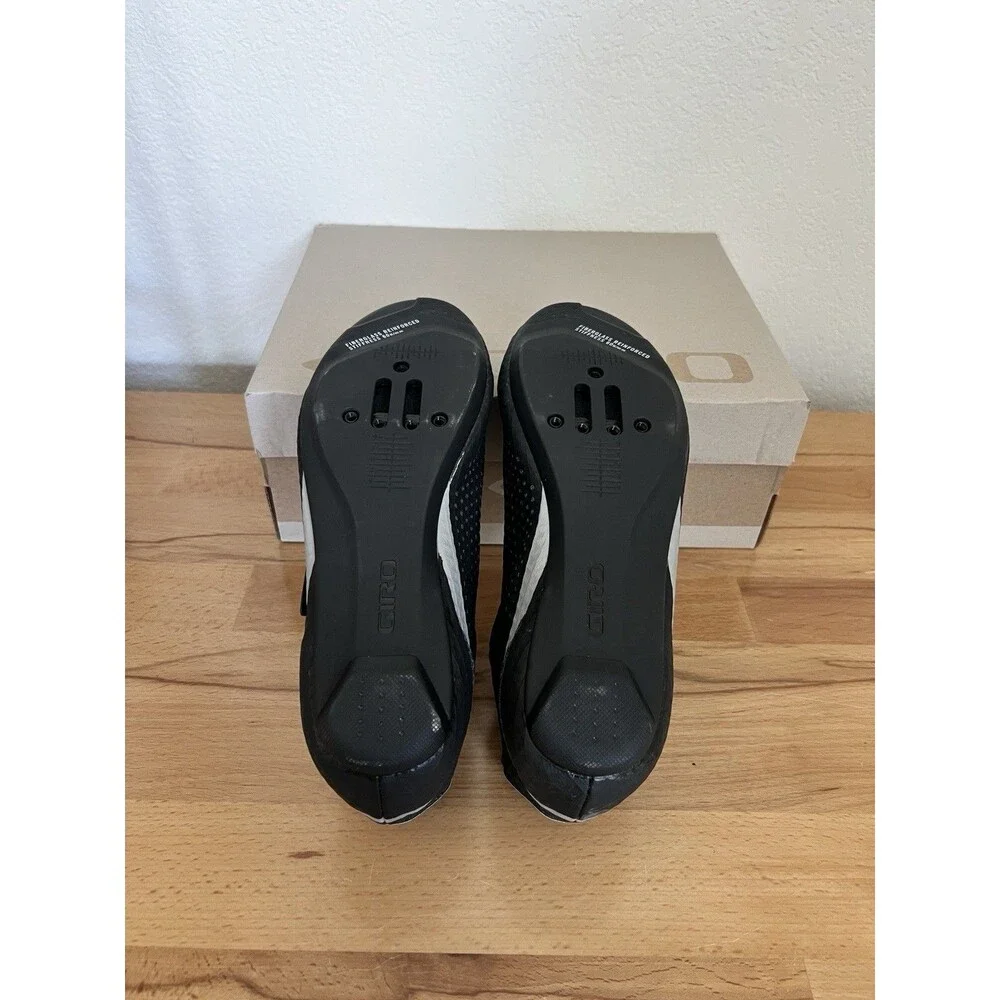 Giro Stylus W Women’s Road Cycling Shoes Black Hook & Loop 3-Bolt EU38 US6.5